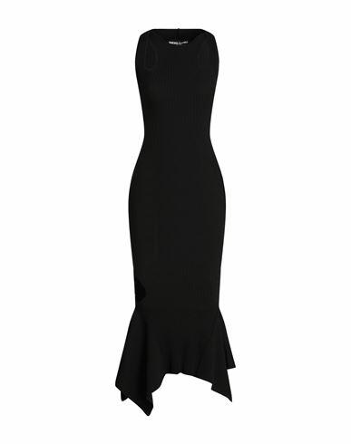 Andreādamo Woman Maxi dress Black Viscose, Polyester, Polyamide, Elastane Cover