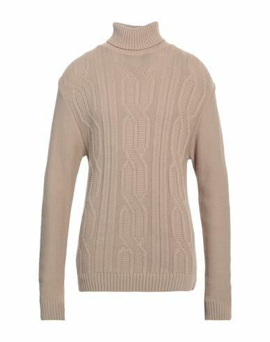 Why Not Brand Man Turtleneck Beige Acrylic, Wool Cover