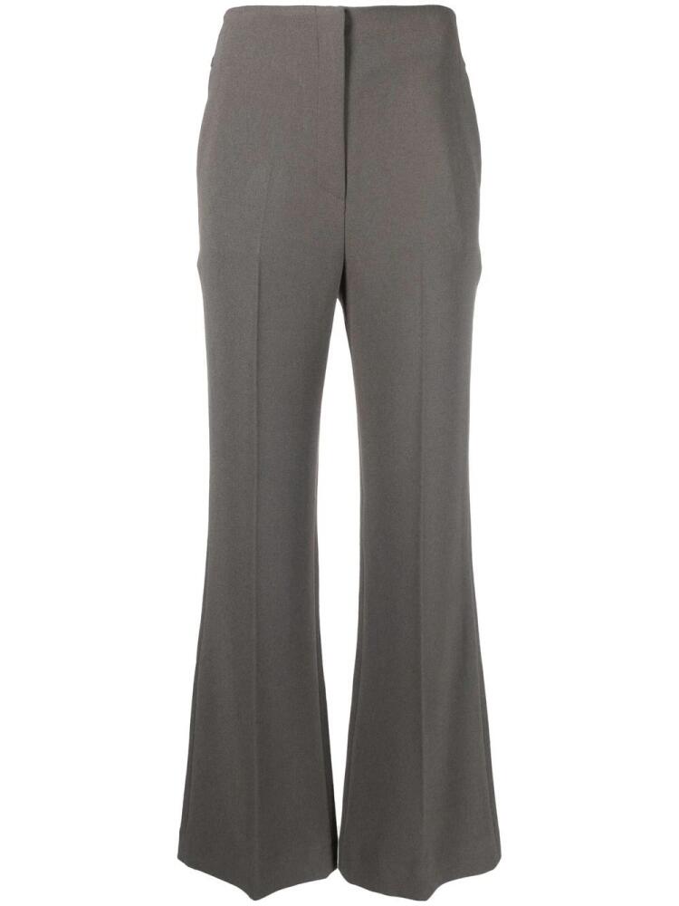 Nanushka cropped kick flare trousers - Grey Cover