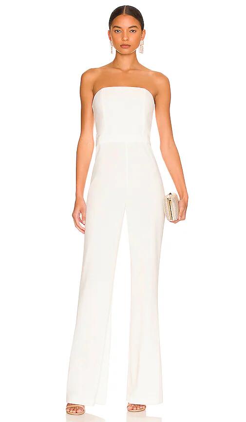 Alice + Olivia Lavera Jumpsuit in White Cover