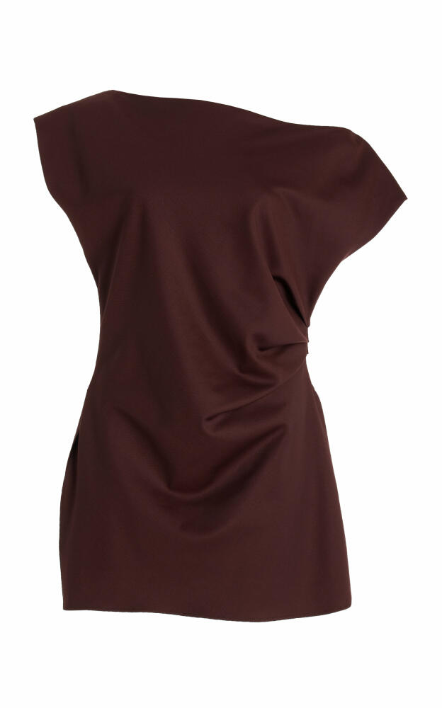 Sophie et Voila - Draped Wool Top - Burgundy Cover