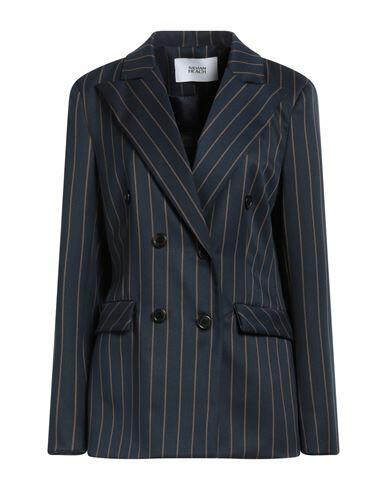 Silvian Heach Woman Blazer Navy blue Polyester, Viscose, Elastane Cover