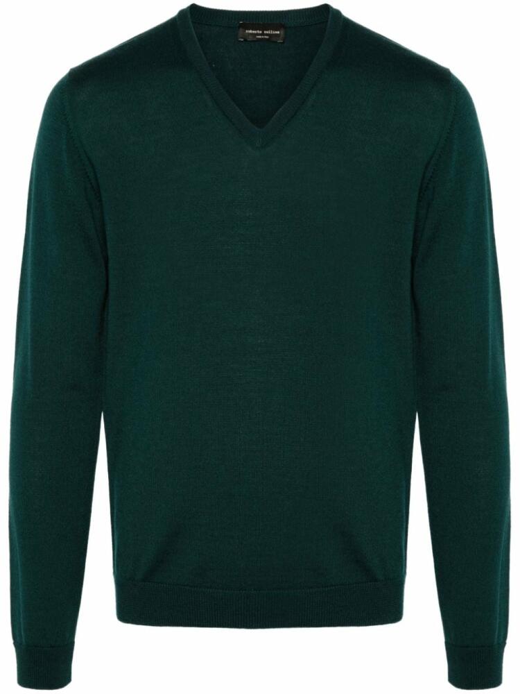 Roberto Collina merino wool sweater - Green Cover