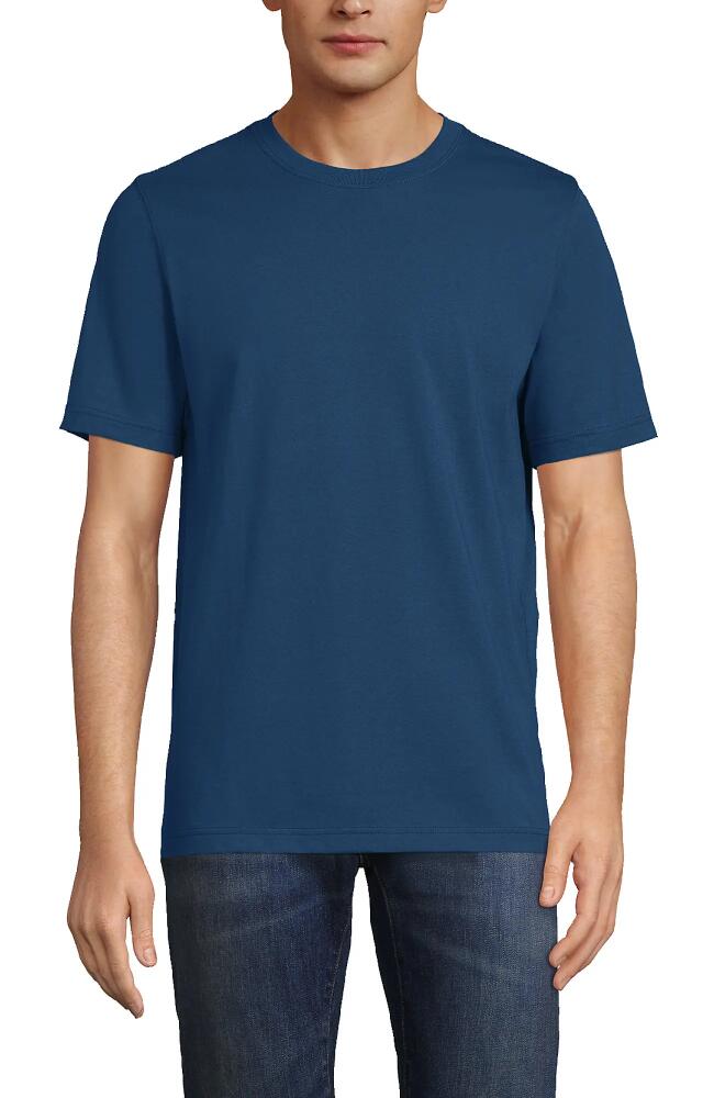 Lands' End Super-T Short Sleeve T-Shirt in Evening Blue Cover