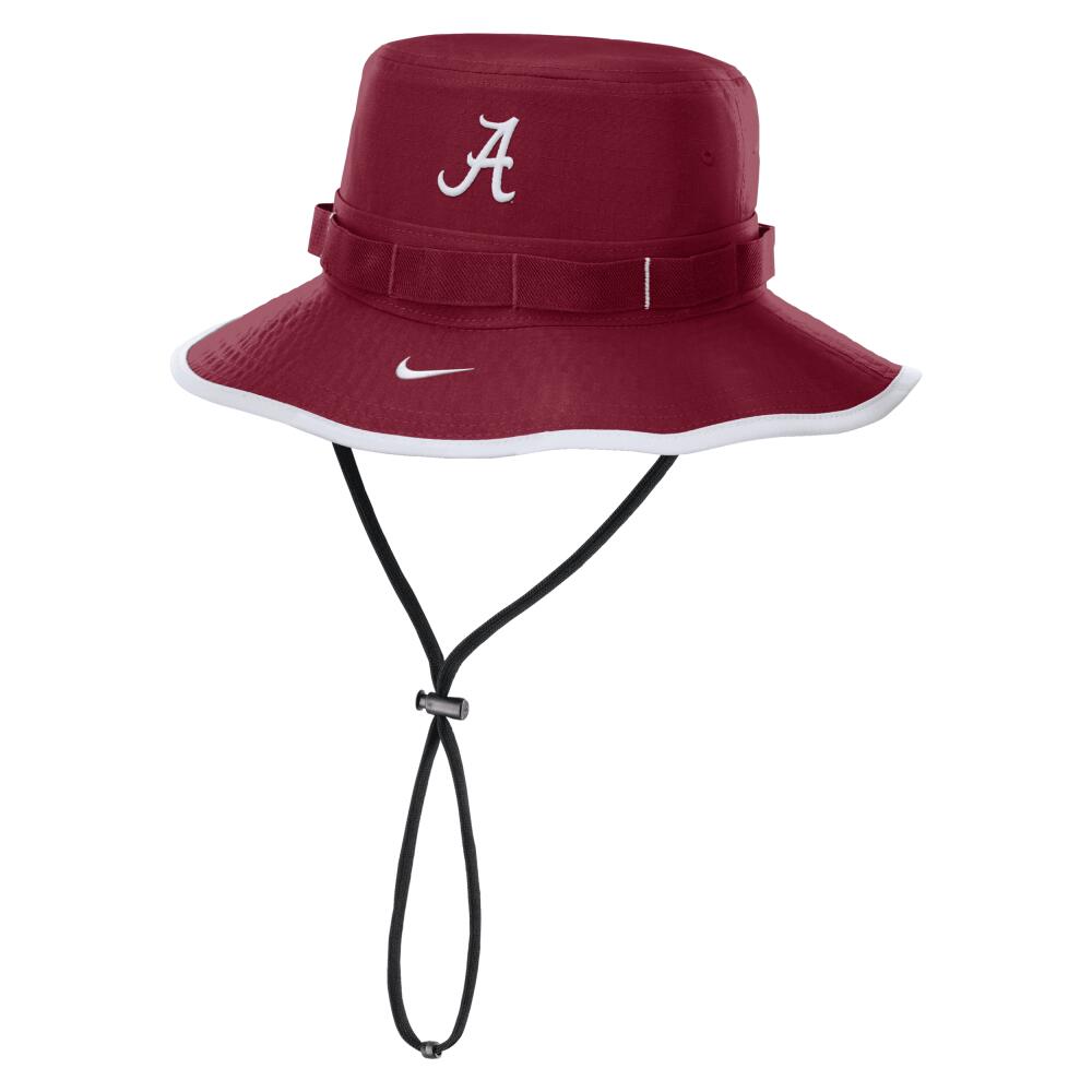 Alabama Crimson Tide On-Field Apex Boonie Nike Unisex Dri-FIT College Bucket Hat in Red Cover