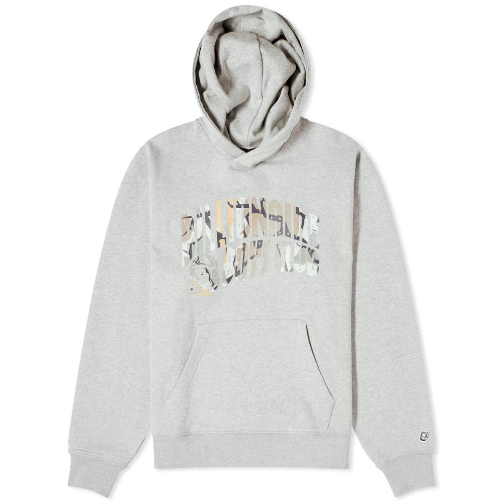 Billionaire Boys Club Men's Camo Arch Logo Hoodie in Heather Grey Cover