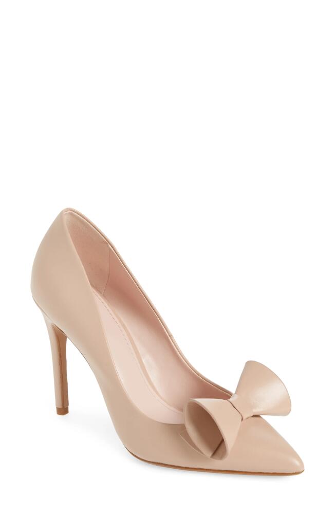 Ted Baker London Zafili Bow Pointed Toe Pump in Pale Pink Cover