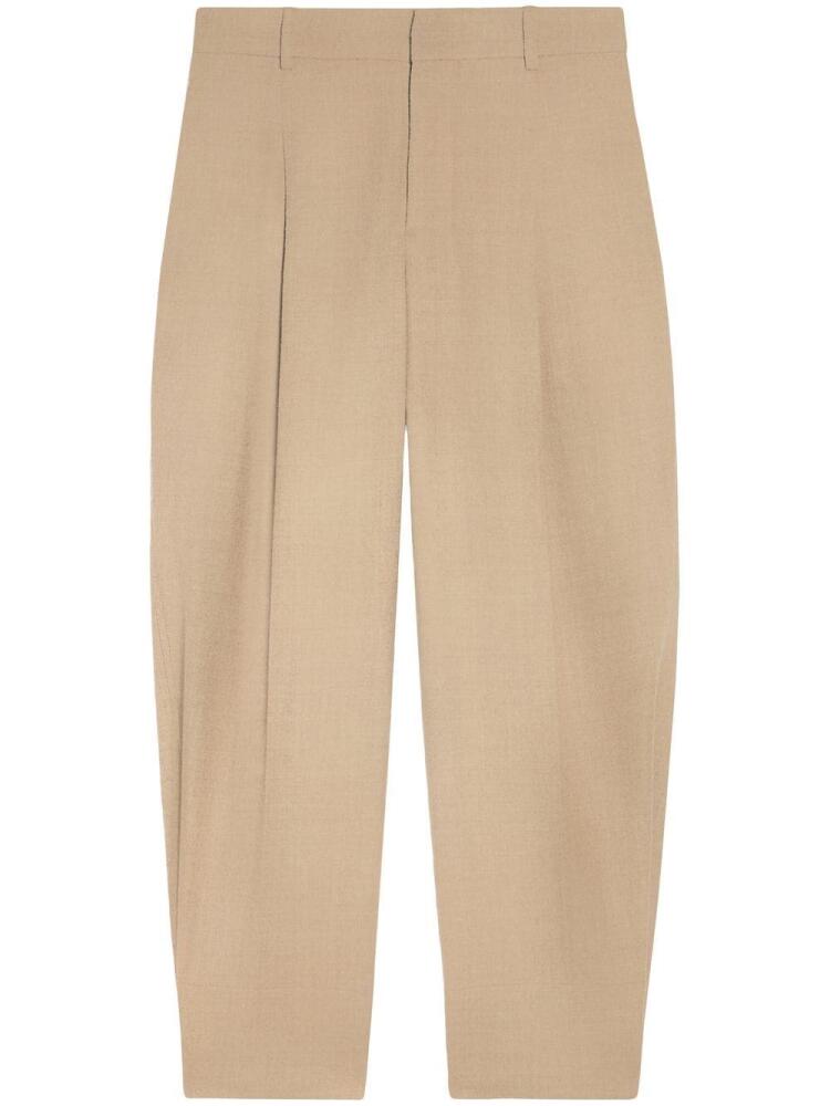 AMI Paris slouchy cropped trousers - Neutrals Cover