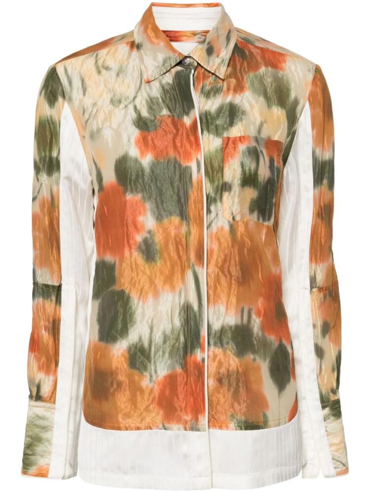 3.1 Phillip Lim Blurred Marigold PJ Shirt - MA704 MARIGOLD MULTI Cover