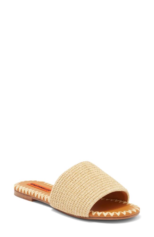 Simon Miller Salerno Raffia Slide Sandal in Natural Cover