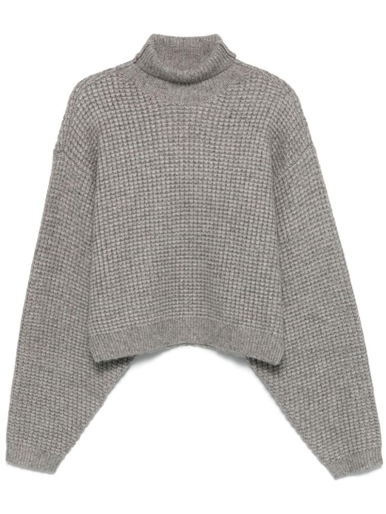 FEAR OF GOD ESSENTIALS logo-patch sweater - Grey Cover