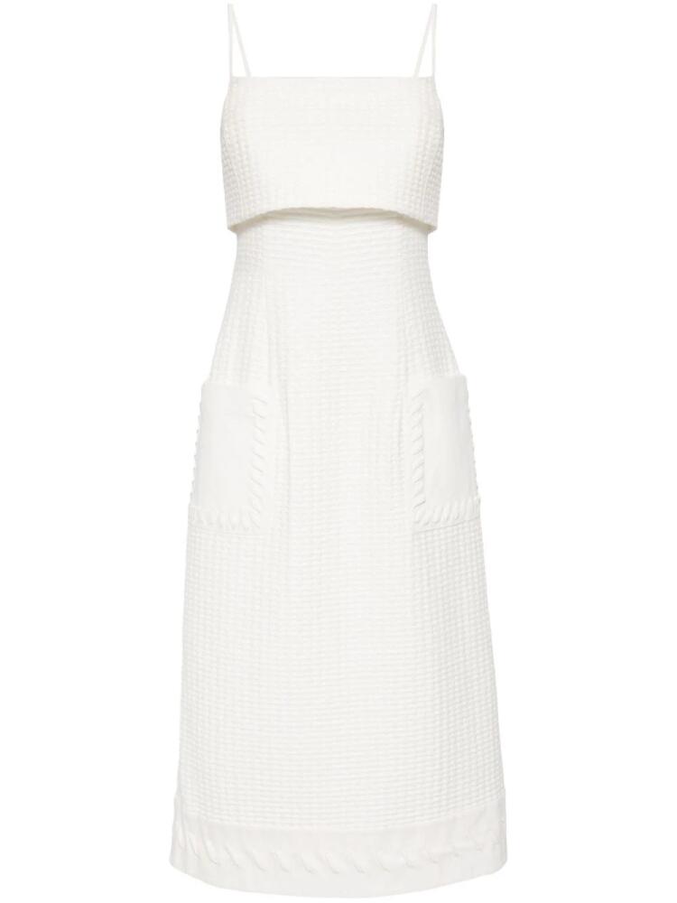 Alexis Noval midi dress - White Cover