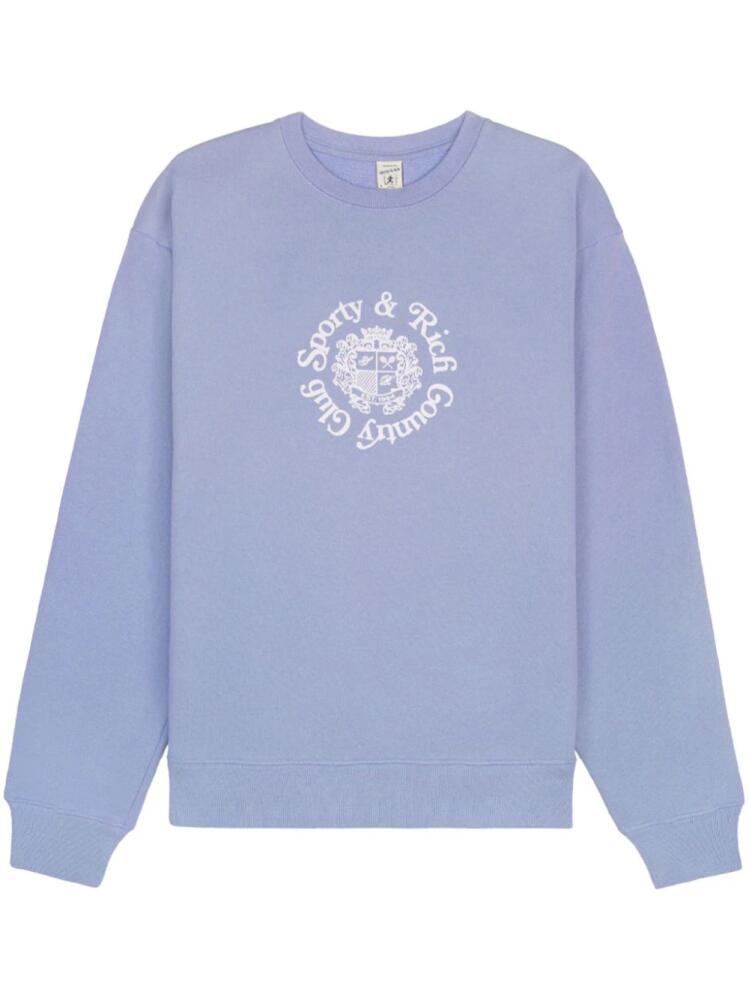 Sporty & Rich Monte Carlo sweatshirt - Blue Cover