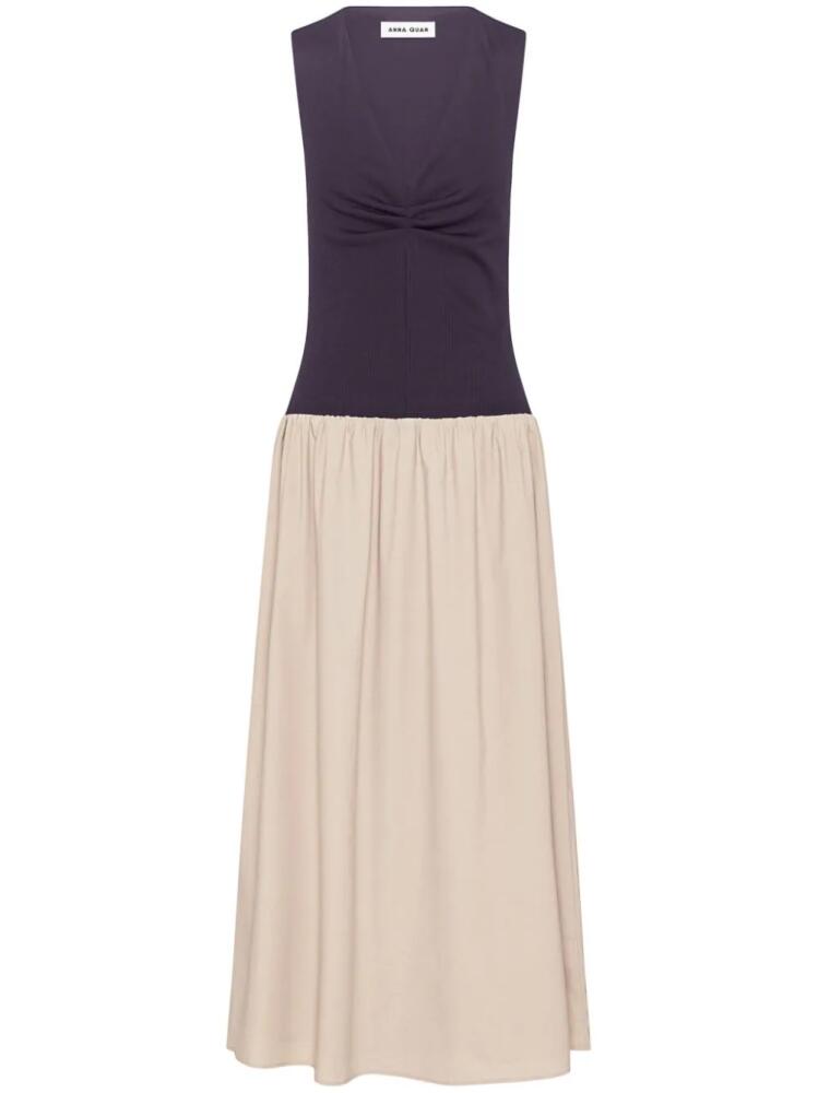 Anna Quan Maggie midi dress - Neutrals Cover