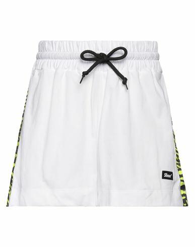 Shoe Woman Shorts & Bermuda Shorts White Cotton Cover