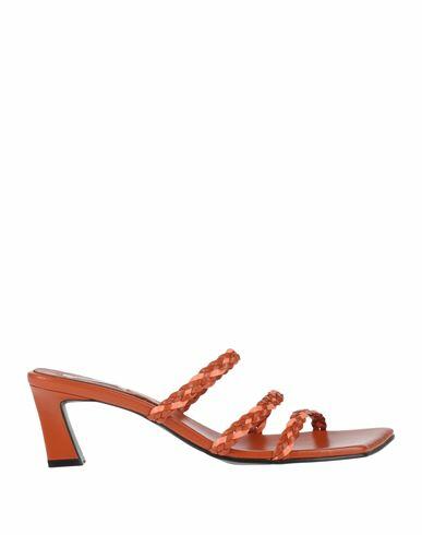 Reike Nen Woman Sandals Brick red Leather Cover