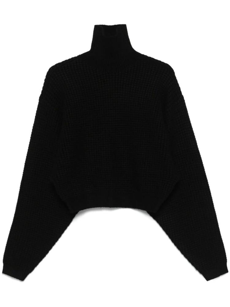 FEAR OF GOD ESSENTIALS logo-patch sweater - Black Cover