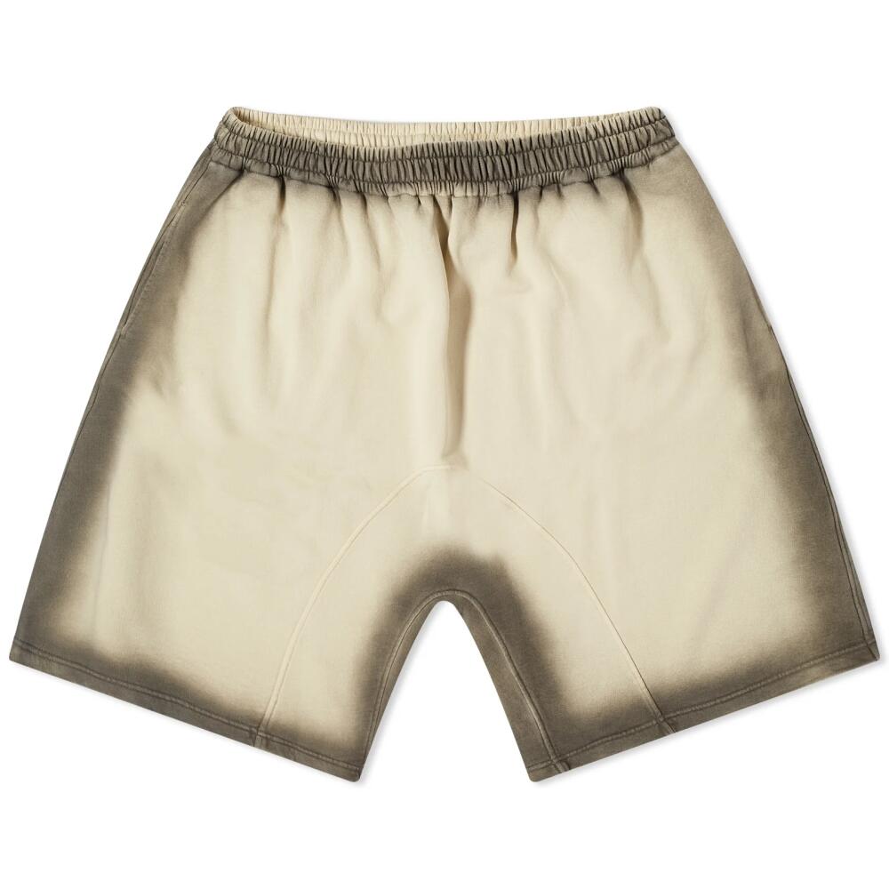 Y/Project Women's Souffle Sweat Shorts in Beige Spray Cover