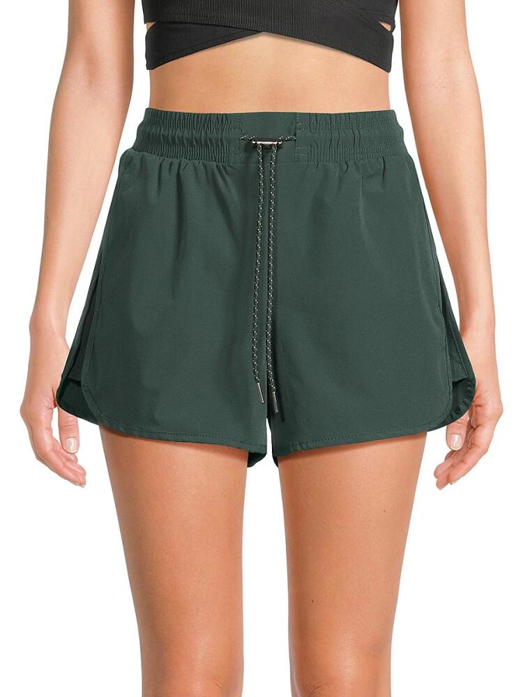 Avalanche Women's Paisley Drawstring Shorts - Green Cover