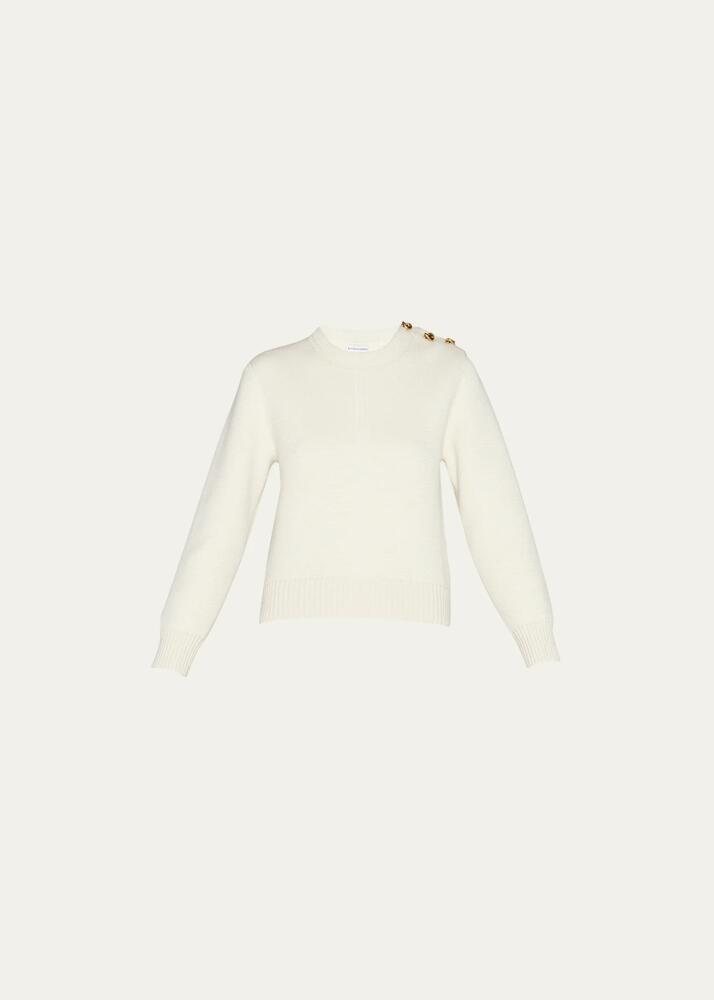 Bottega Veneta Rib Wool Sweater with Knot Detail Cover