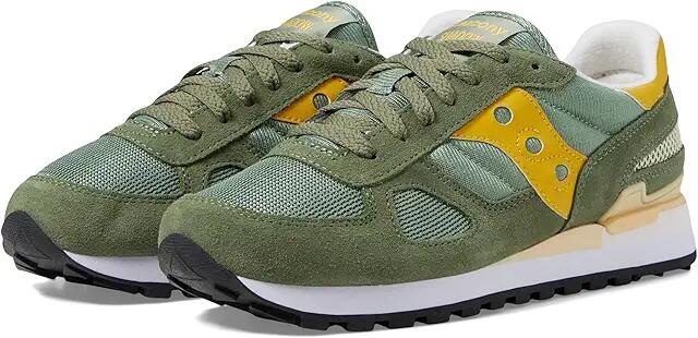 Saucony Originals Shadow Original (Green/Yellow) Men's Classic Shoes Cover