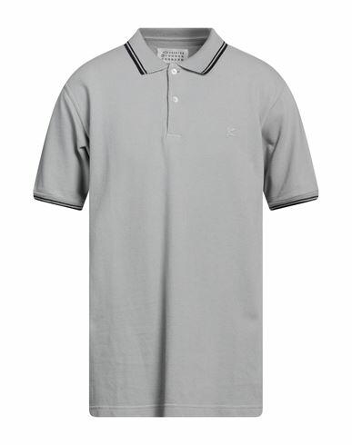 Maison Margiela Man Polo shirt Grey Cotton Cover