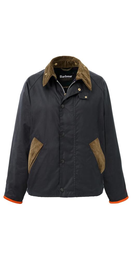 Flower Mountain Barbour x Flower Mountain Transport Wax Jacket Navy Cover