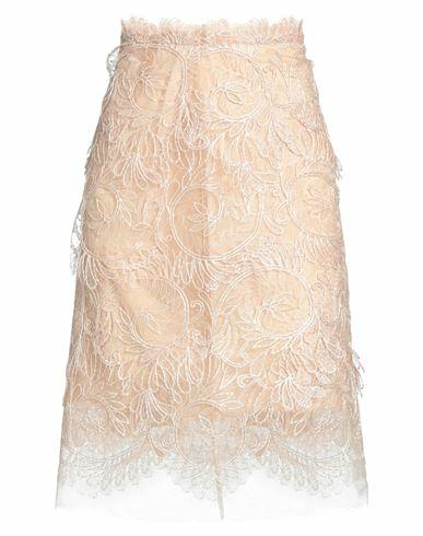 Ermanno Scervino Woman Midi skirt Beige Viscose, Polyamide, Polyester Cover