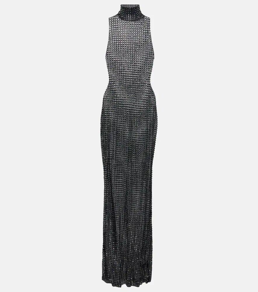 Christopher Esber Cristalla embellished sheer gown Cover