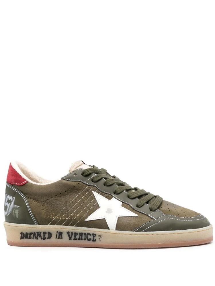 Golden Goose Ballstar low-top sneakers - Green Cover