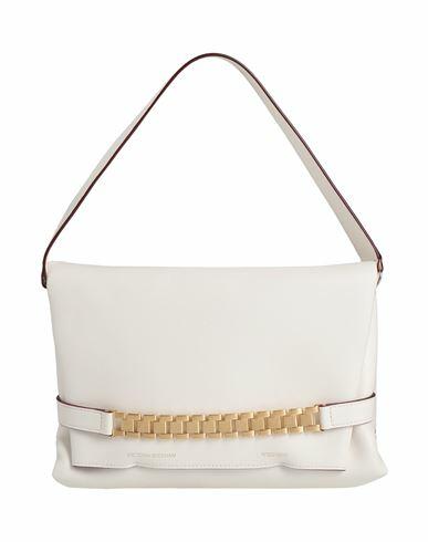 Victoria Beckham Woman Handbag Off white Lambskin Cover