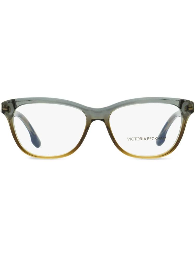 Victoria Beckham Eyewear rectangle-frame glasses - Grey Cover