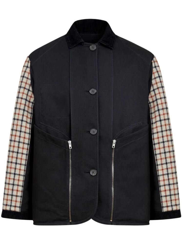 Maison Margiela panelled convertible coat - Black Cover