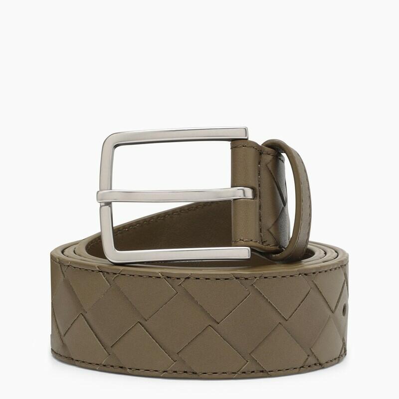 Bottega Veneta Mastice-coloured leather belt Cover