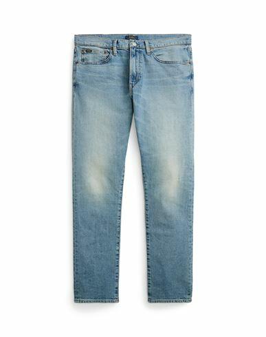 Polo Ralph Lauren Sullivan Slim Stretch Jean Man Jeans Blue Cotton, Recycled cotton, Elastane Cover