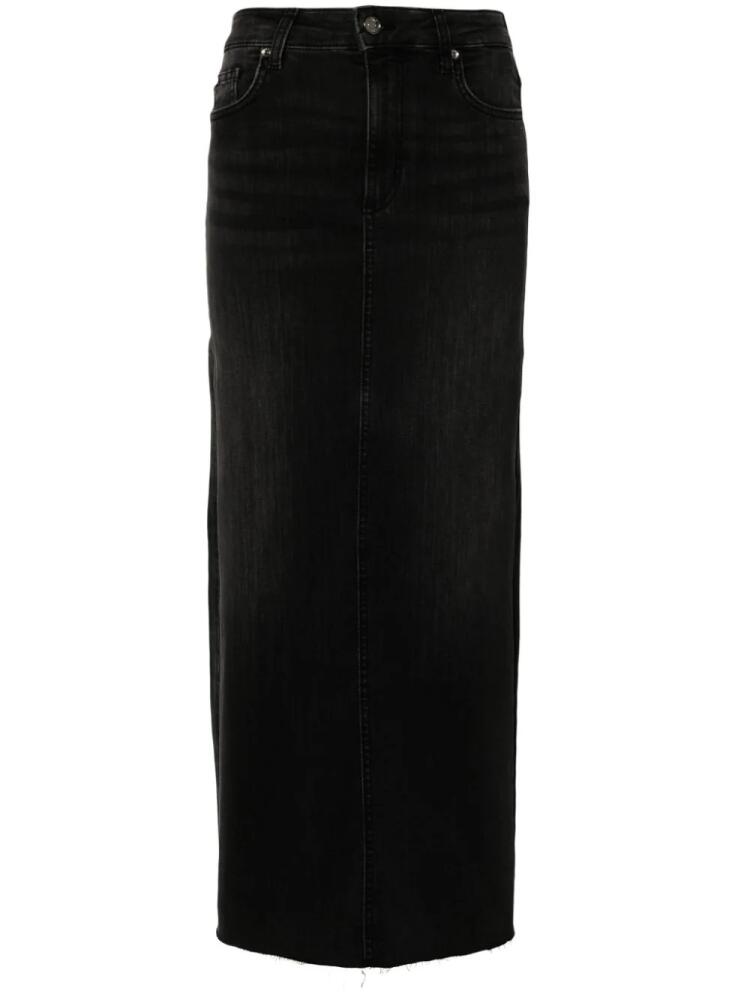 LIU JO denim maxi skirt - Black Cover