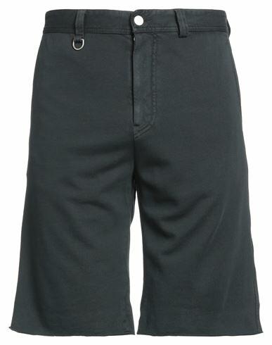 Paolo Pecora Man Shorts & Bermuda Shorts Black Cotton, Elastane Cover