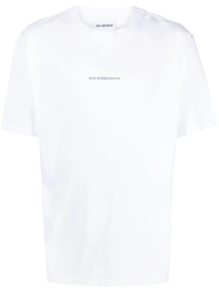 Han Kjøbenhavn Supper Boxy graphic-print organic cotton T-shirt - White Cover