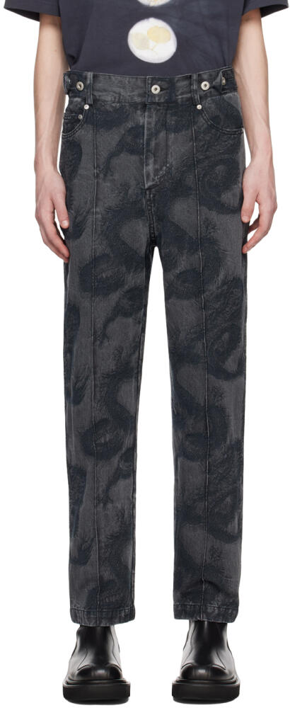 Feng Chen Wang Black Dragon Jeans Cover