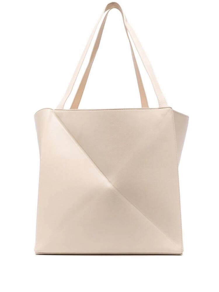 Nanushka vegan leather tote bag - Neutrals Cover