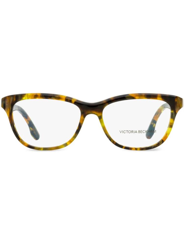 Victoria Beckham Eyewear rectangle-frame glasses - Brown Cover