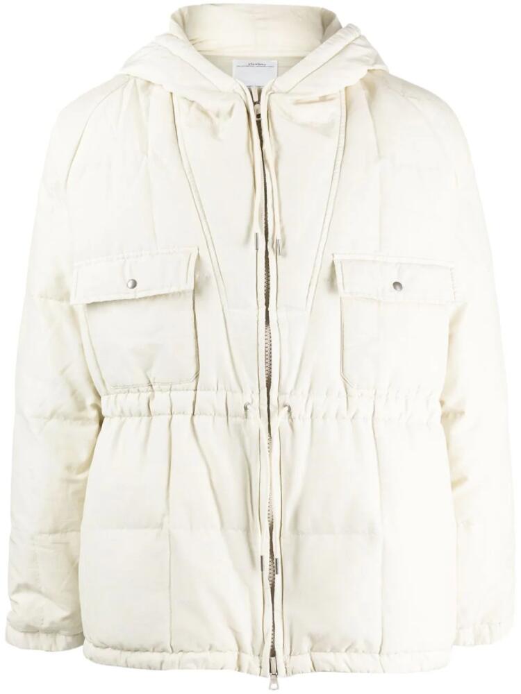 visvim flap-pocket padded jacket - Neutrals Cover