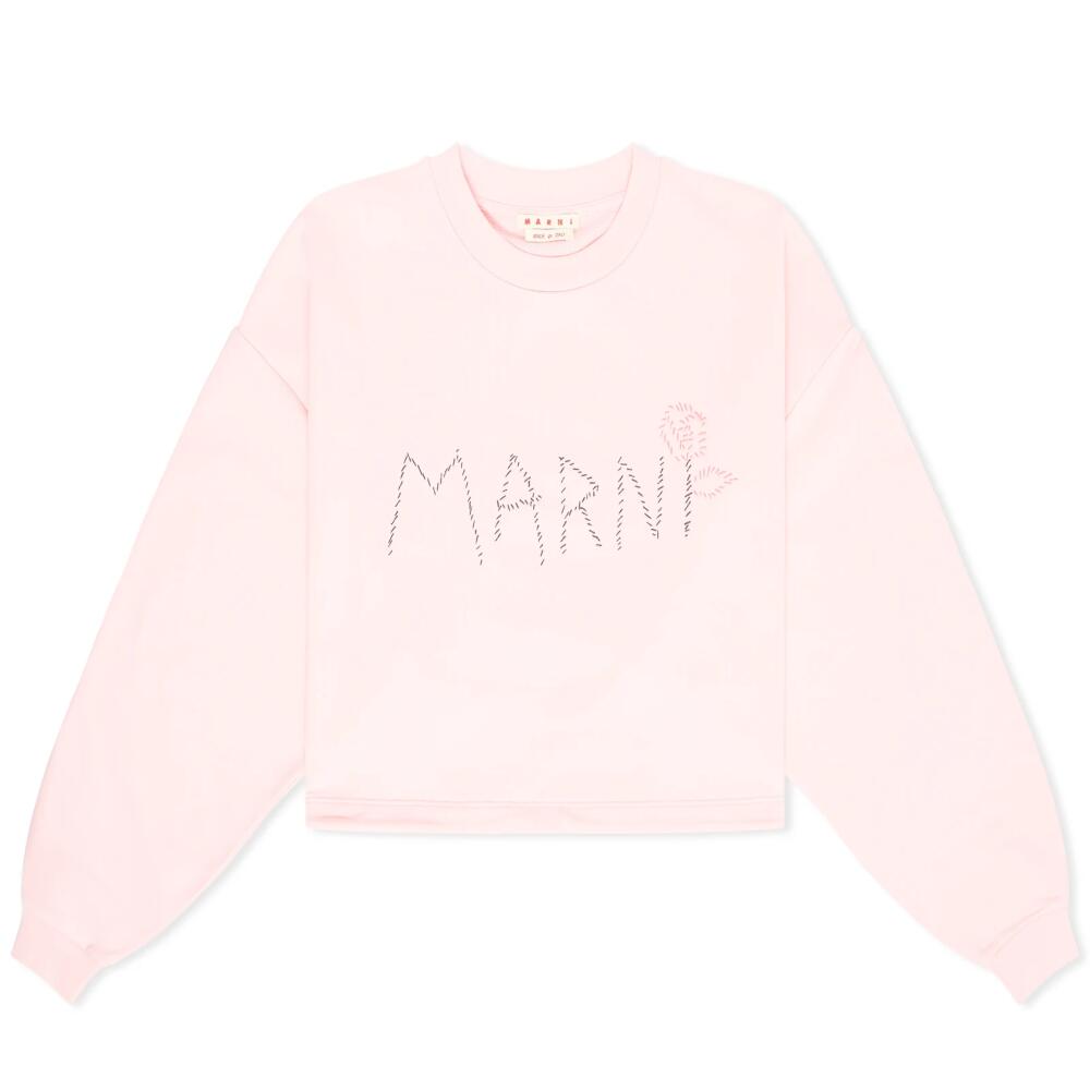 Marni Women's Casual Crew Sweat in Magnolia Cover