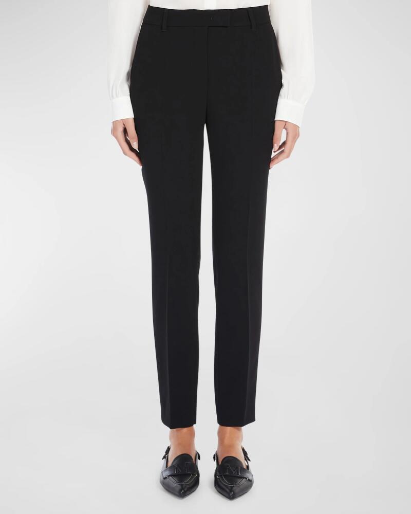 Max Mara Studio Jerta Cropped Straight-Leg Pants Cover