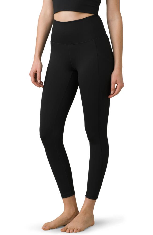 prAna Becksa 7/8 Leggings in Solid Black Cover