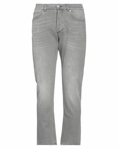 Grifoni Man Jeans Grey Cotton, Elastane Cover