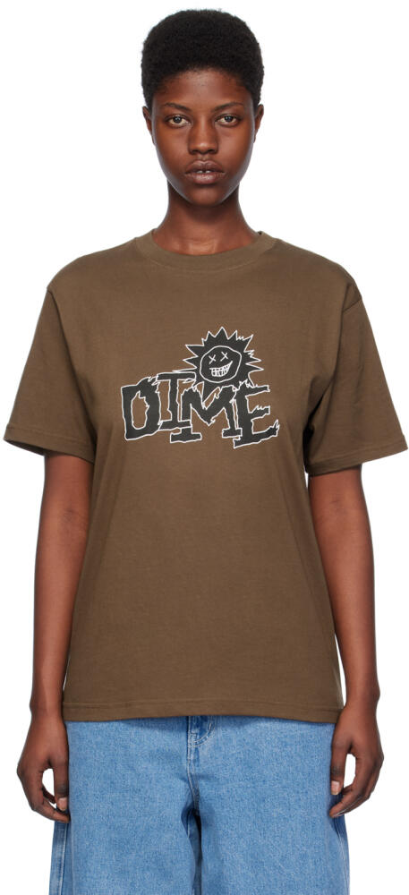 Dime Brown Sunny T-Shirt Cover