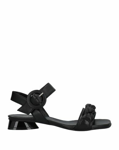 Bruglia Woman Sandals Black Soft Leather Cover