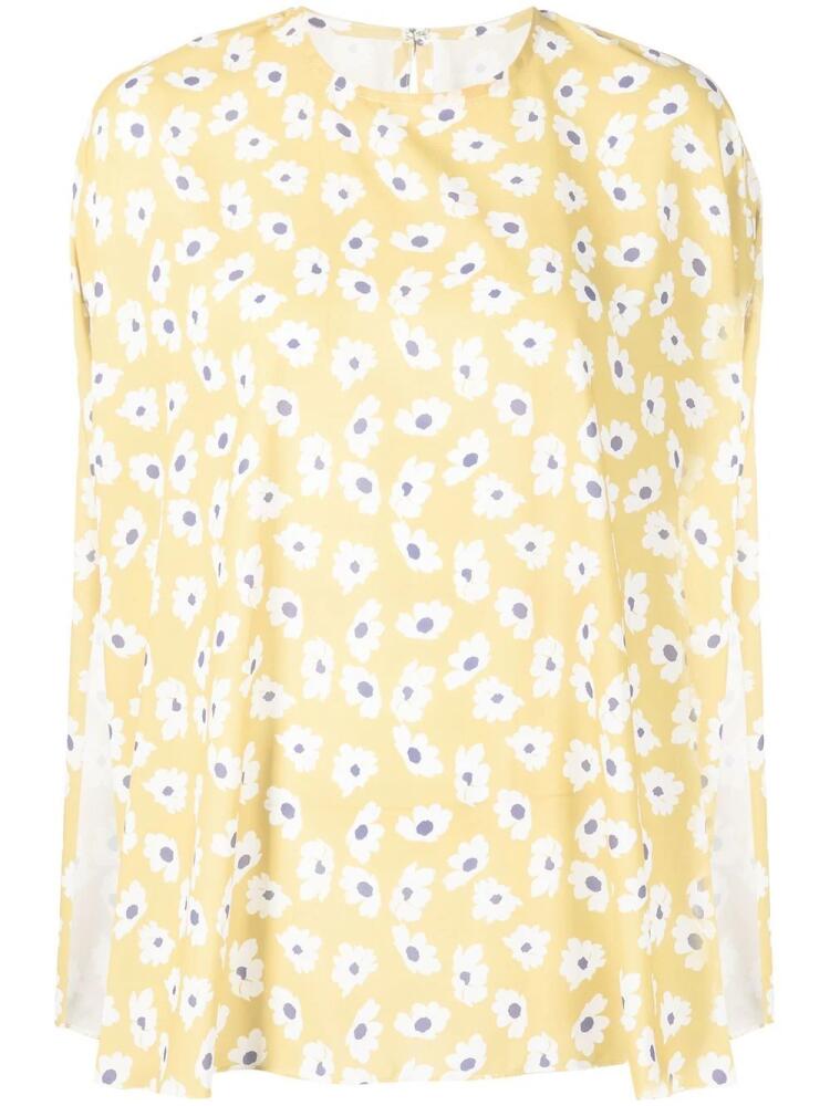 Bambah daisy-print tunic top - Yellow Cover