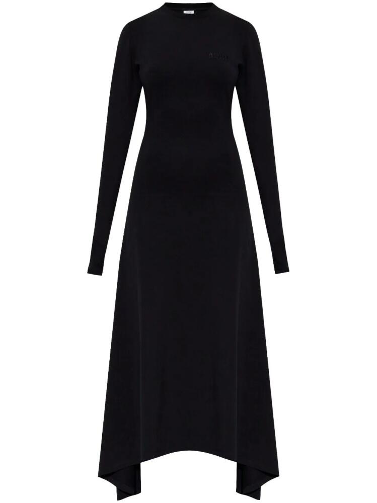 VETEMENTS logo-embroidered maxi dress - Black Cover